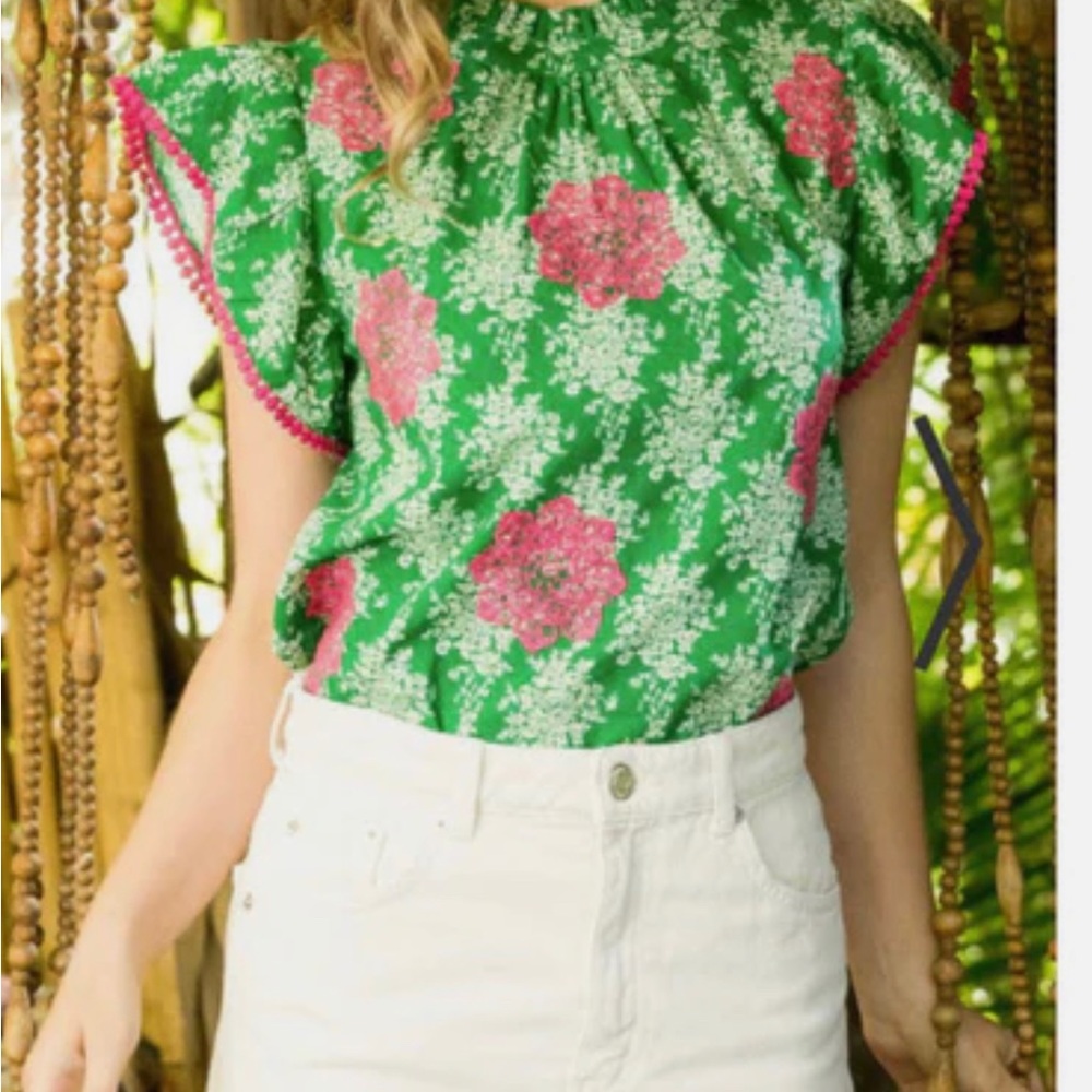 THML Flutter Sleeve Top